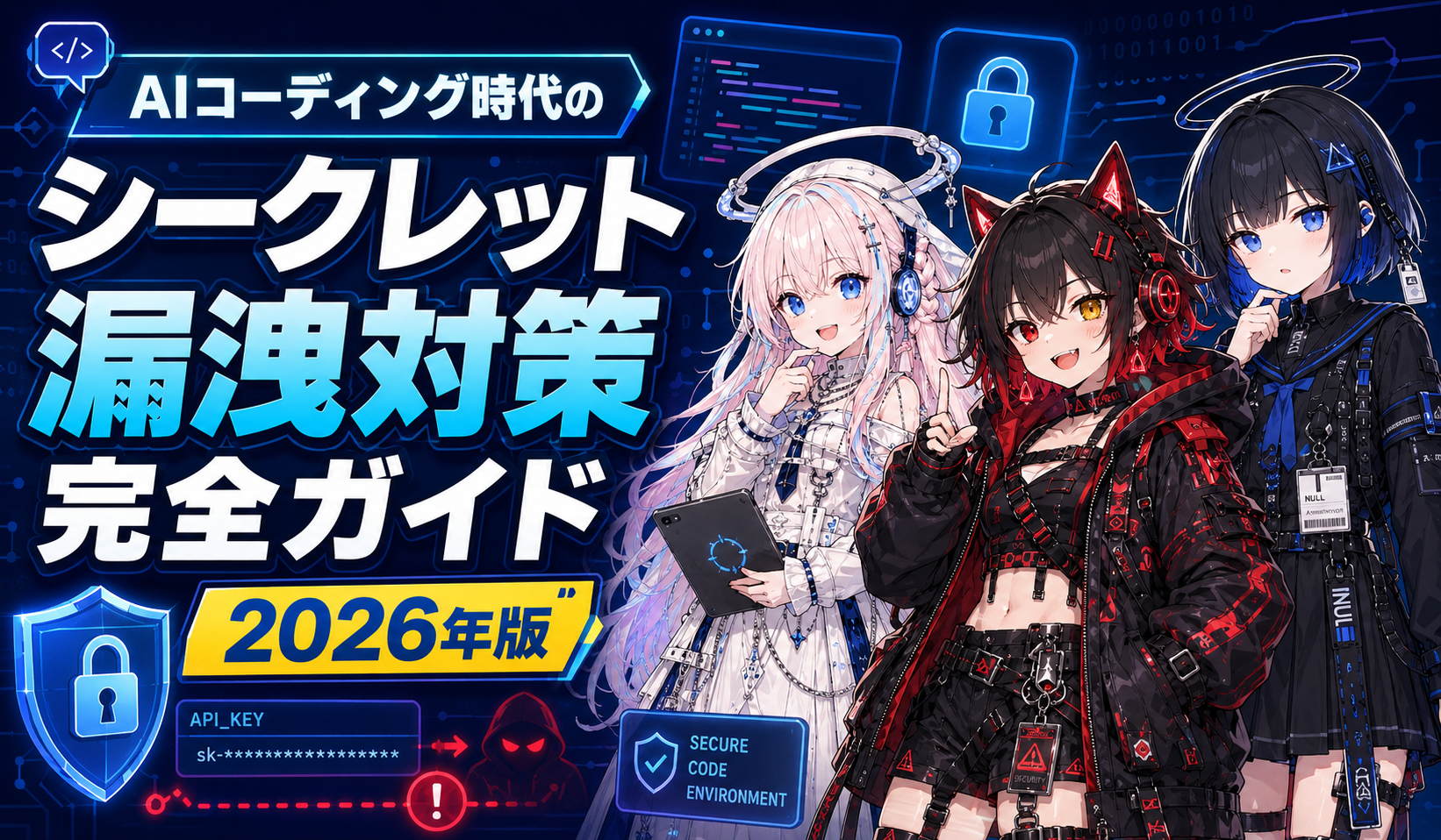 AIコーディング時代のシークレット漏洩対策完全ガイド 2026年版